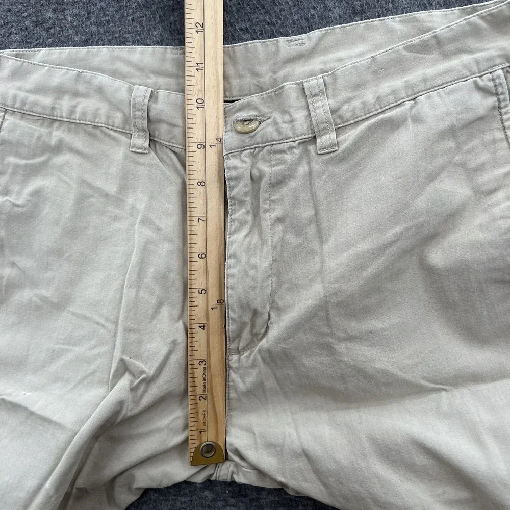 Patagonia Organic Cotton All Wear Mens Utility Chino Shorts Beige 31 *Flaws